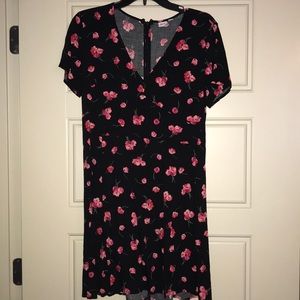 Gap floral fit and flare dress
